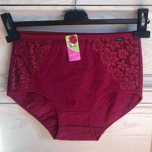 Cotton Panty - New with tags Mengni Sirou Undies in Red Lace
